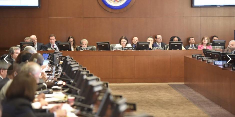 Crea OEA grupo para buscar solución pacífica a crisis en Nicaragua