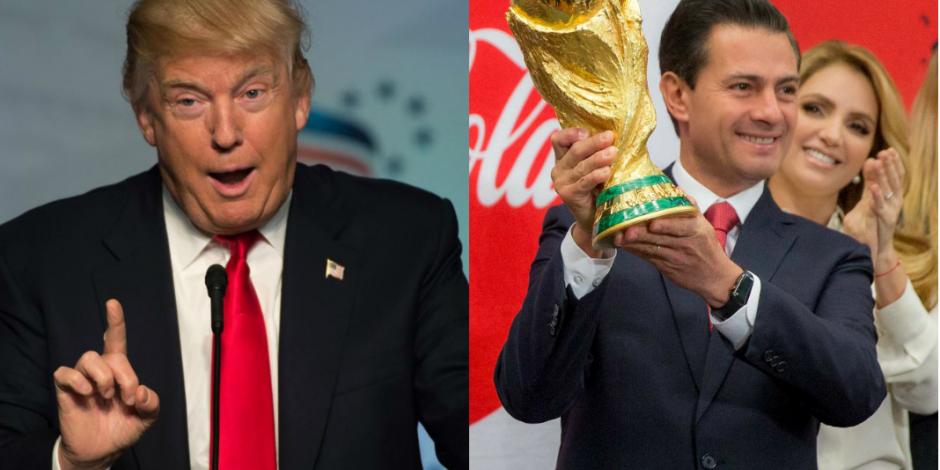 En Twitter, EPN y Trump impulsan candidatura conjunta para Mundial 2026