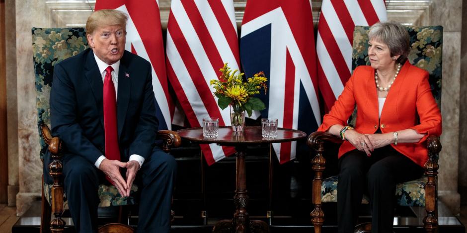 Trump baja tensión con Reino Unido; promete acuerdo comercial bilateral