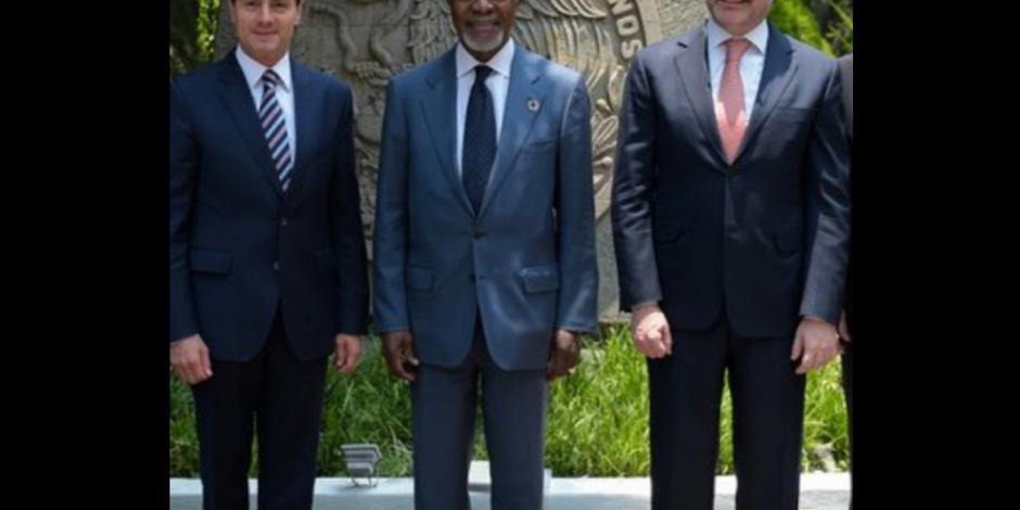 …Y Cancillería dice que Kofi Annan inspiró a impulsar los mejores valores