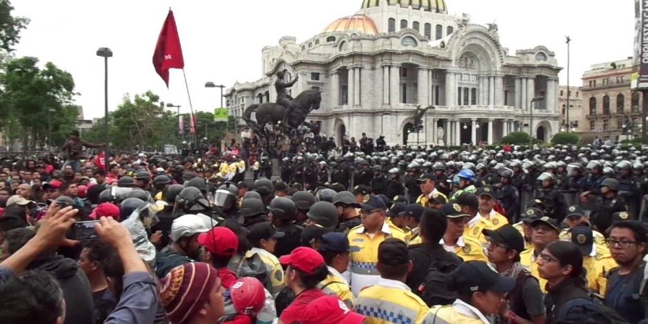 Prevén múltiples marchas en la Ciudad de México por Día del Trabajo