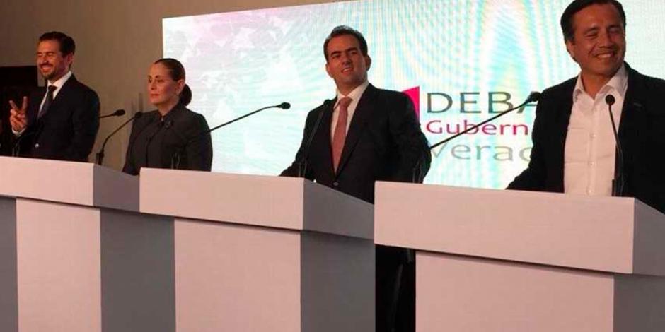 Listo último debate entre candidatos a la gubernatura de Veracruz