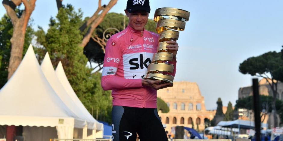 Chris Froome se corona en Giro de Italia; Sam Bennett gana última etapa