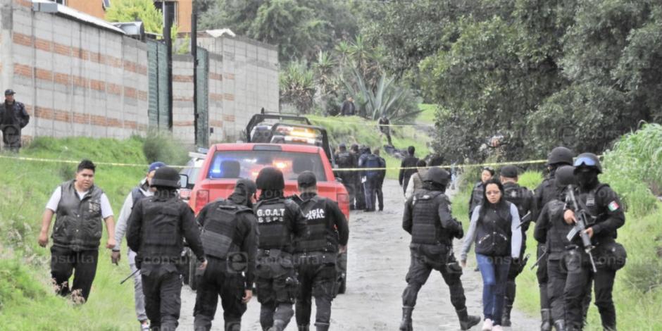 Detienen a dos por el asesinato de seis policías en Puebla