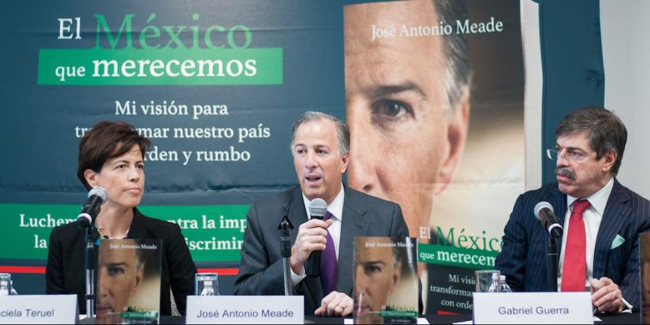 Presenta Meade su libro 'El México que merecemos'