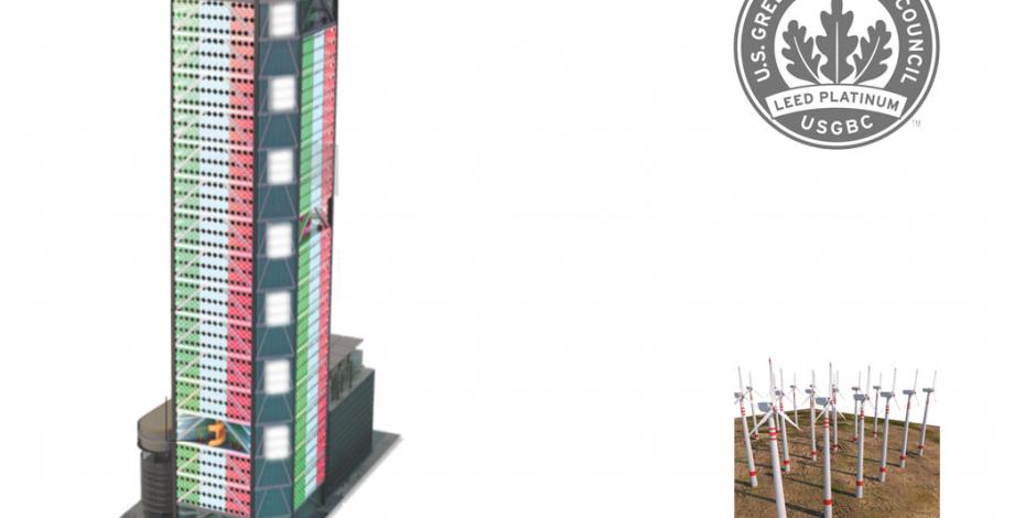 INFOGRAFÍA: Torre Bancomer presume su iluminación patria