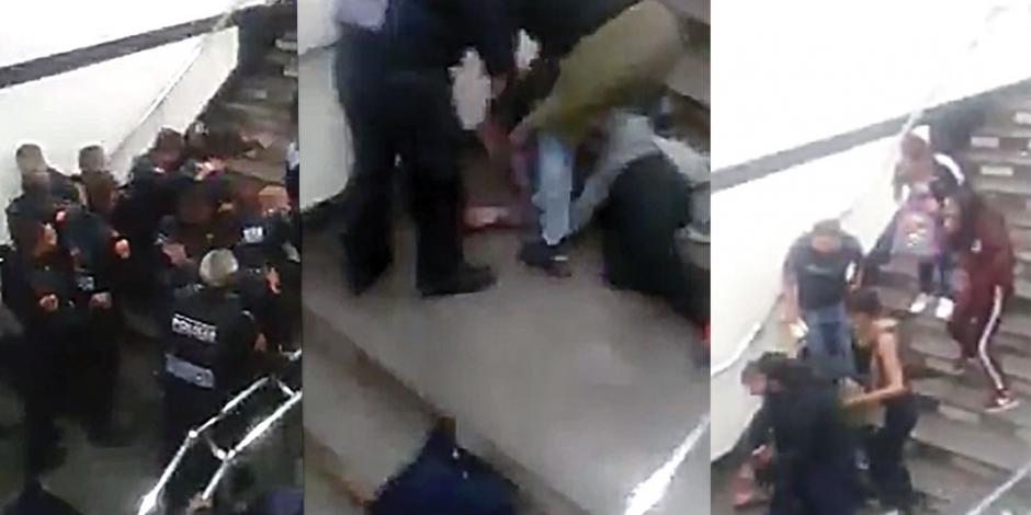 SSP alista castigo a 15 policías por dar una golpiza a vagonero
