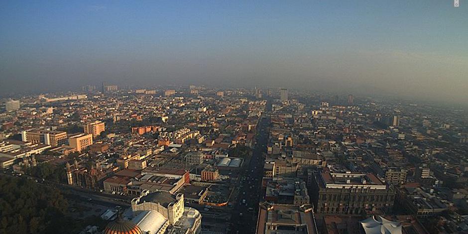 Mala calidad del aire en el norte y centro del Valle de México