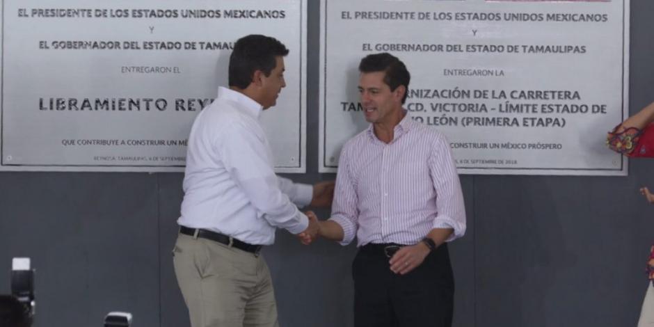 EPN y gobernador de Tamaulipas inauguran el libramiento Reynosa Sur II