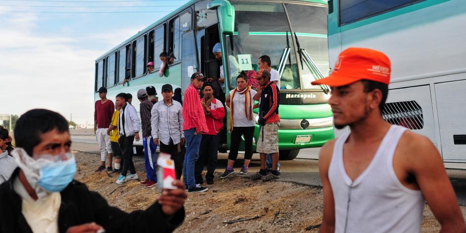 En Sonora liberan a 70 migrantes centroamericanos retenidos