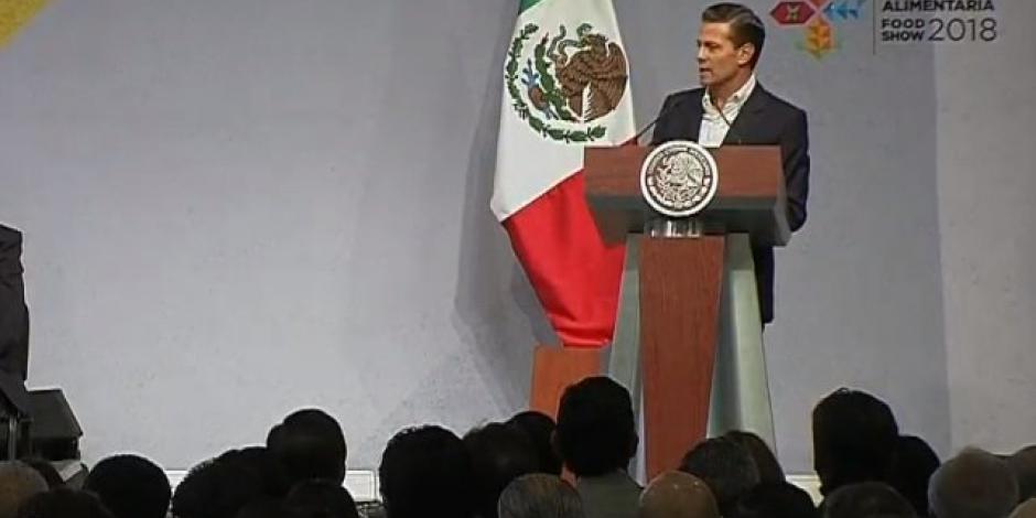 México, en la ruta de consolidarse como potencia alimentaria, asegura Peña Nieto