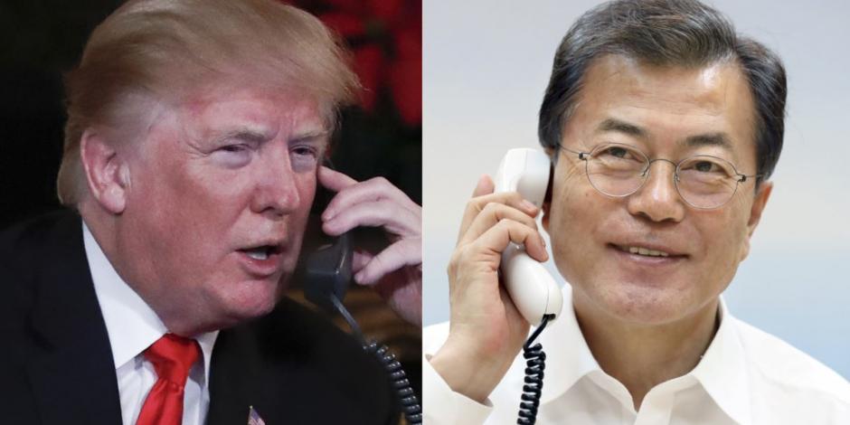 Surcorea y EU unen esfuerzos para éxito de cumbre Trump-Kim