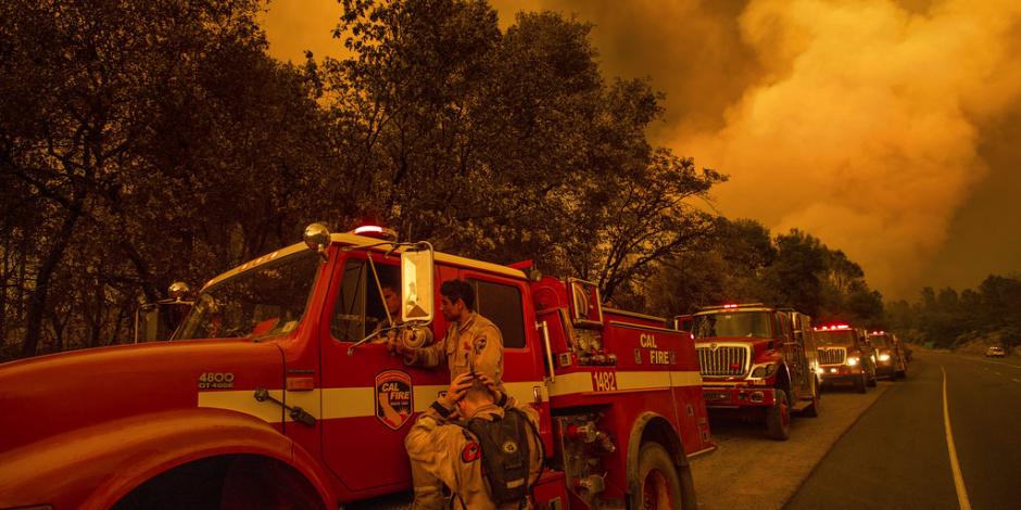 FOTOS: Incendio en California deja un muerto y tres heridos