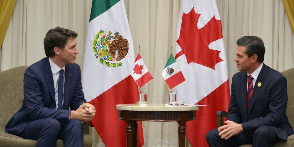 Dialogan EPN y Trudeau sobre medidas ante aranceles de EU y TLCAN