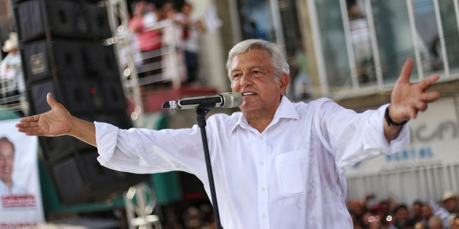 Anuncia AMLO cierre de campaña el 27 de junio en el Azteca