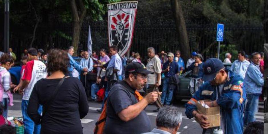 VIDEOS: Protestan en Circuito Interior contra líderes del SME