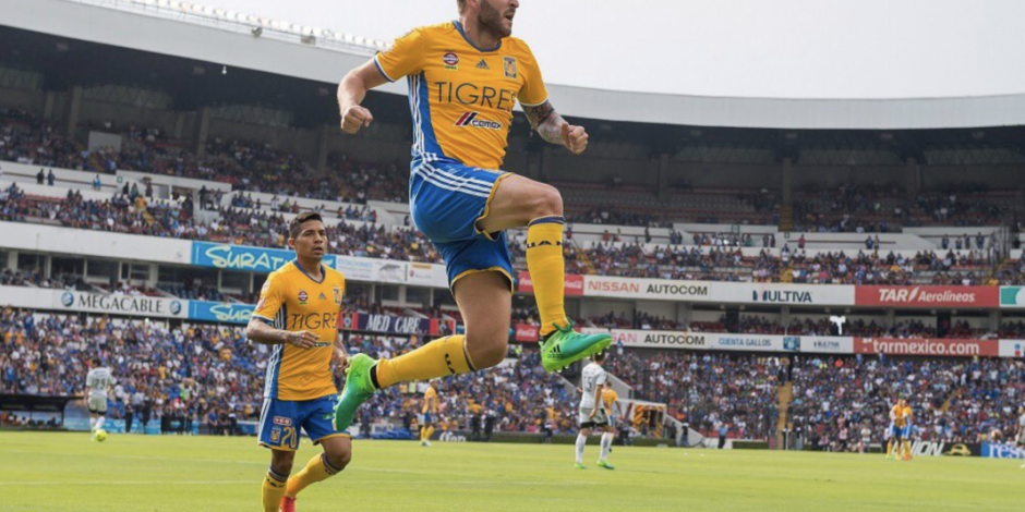 Con doblete, Gignac liquida al Querétaro y da triunfo a Tigres