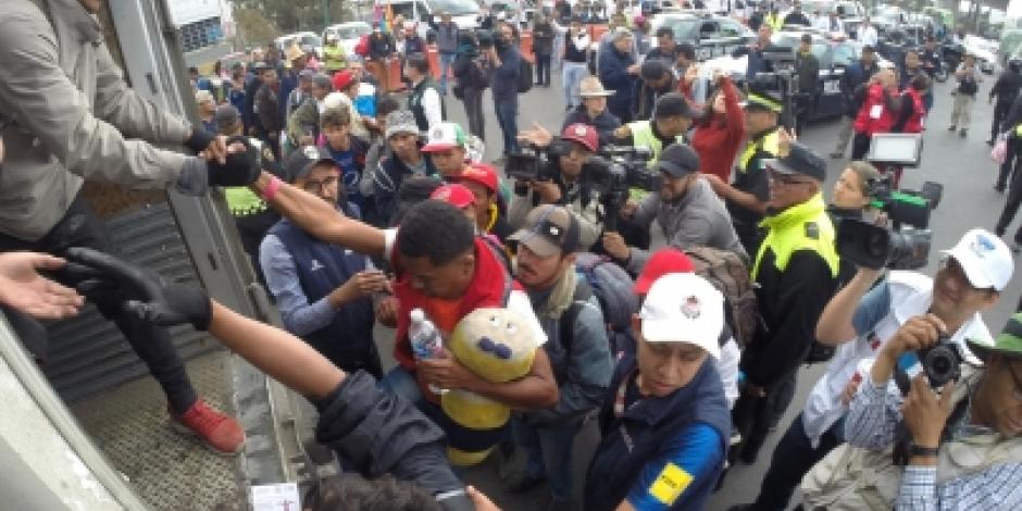 Comienza arribo de migrantes a Querétaro provenientes de CDMX