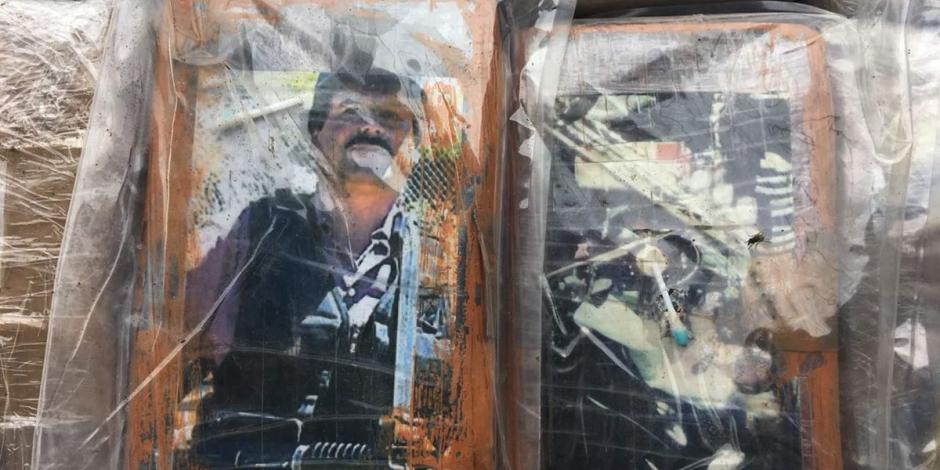 Incautan en Perú una tonelada de cocaína con fotos de Escobar y El Chapo