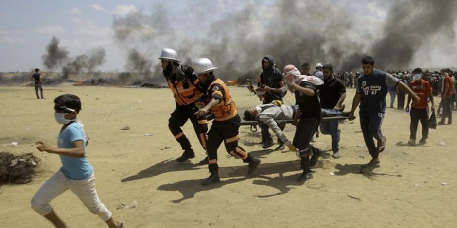 Protestas de palestinos dejan al menos 37 muertos en Gaza