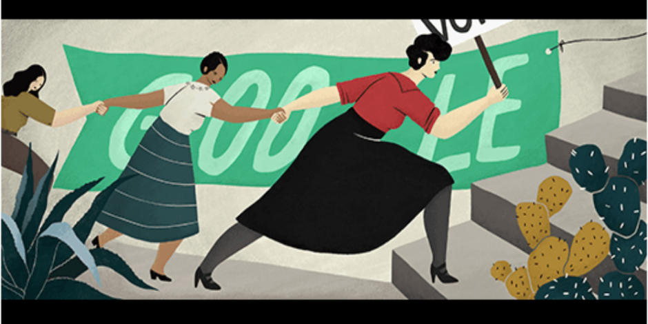 Google celebra a Elvia Carrillo Puerto, defensora del voto femenino