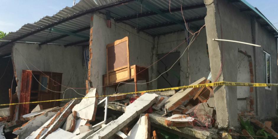 Más del 50% de la población en Bahía de Paredón, Chiapas, afectada por sismo