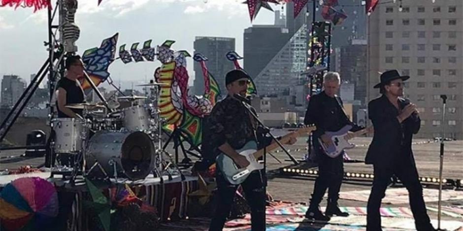 U2 decide grabar videoclip en azotea de la CDMX