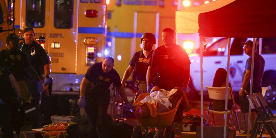 Suman 58 muertos y 515 heridos en tiroteo de Las Vegas