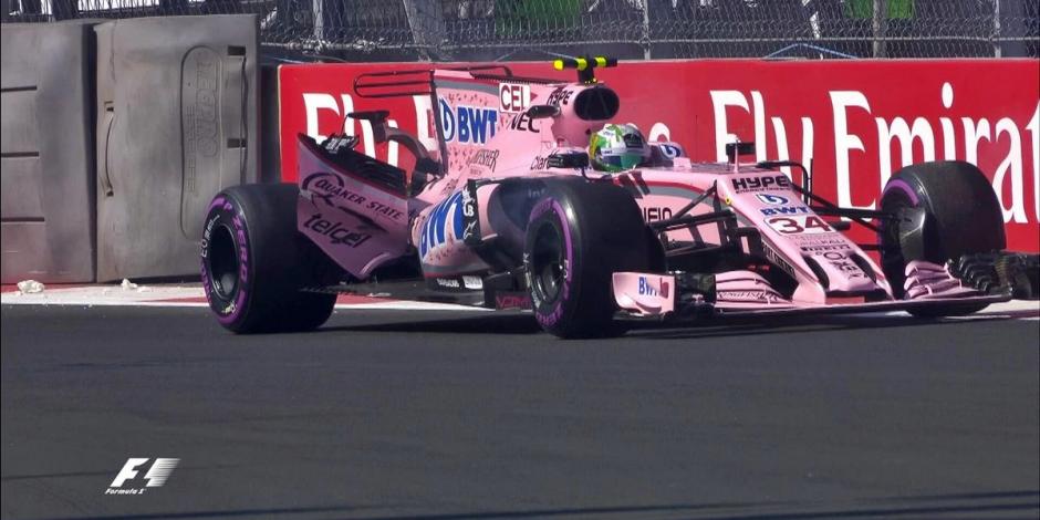 Mexicano Celis impacta auto de Ocon en primeras prácticas de la F1