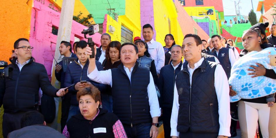 Fayad y Osorio Chong inauguran 2da etapa de Macromural de Pachuca