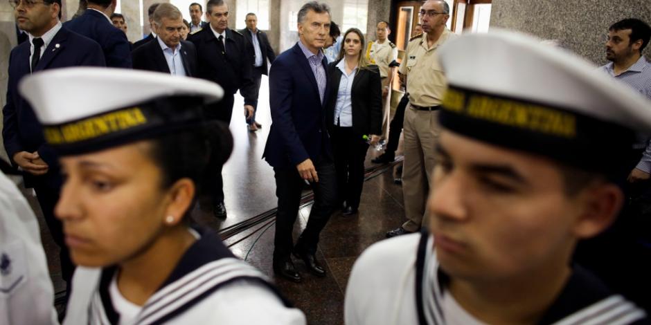 Macri asegura que seguirá búsqueda de submarino