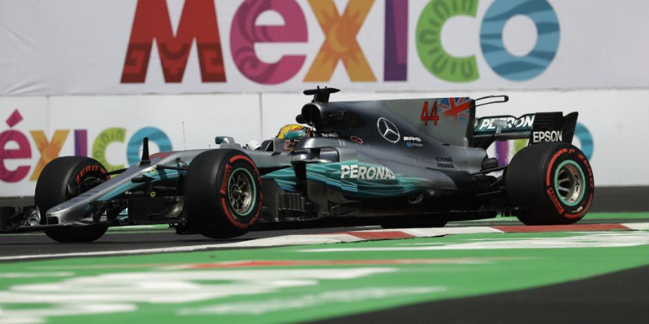 Lewis Hamilton, en uno de los GP de México de la F1