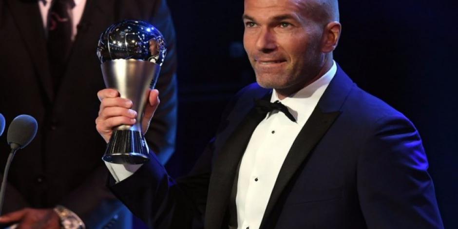Zidane, galardonado al mejor entrenador de la temporada