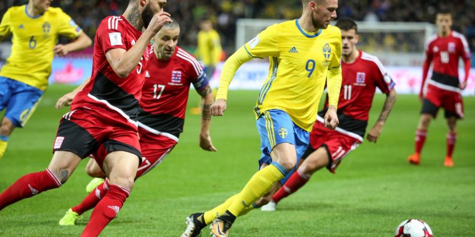 Suecia golea 8-0 a Luxemburgo rumbo al Mundial