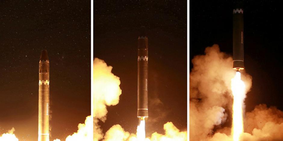 Difunde Norcorea fotos de último lanzamiento de misil