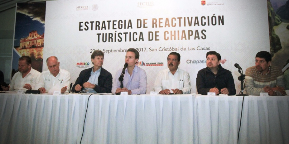 Sectur y Chiapas buscan reactivar economía del estado