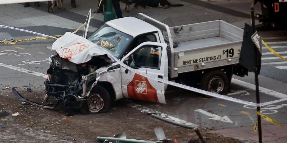 VIDEO: Suman 8 muertos tras ataque terrorista en Nueva York