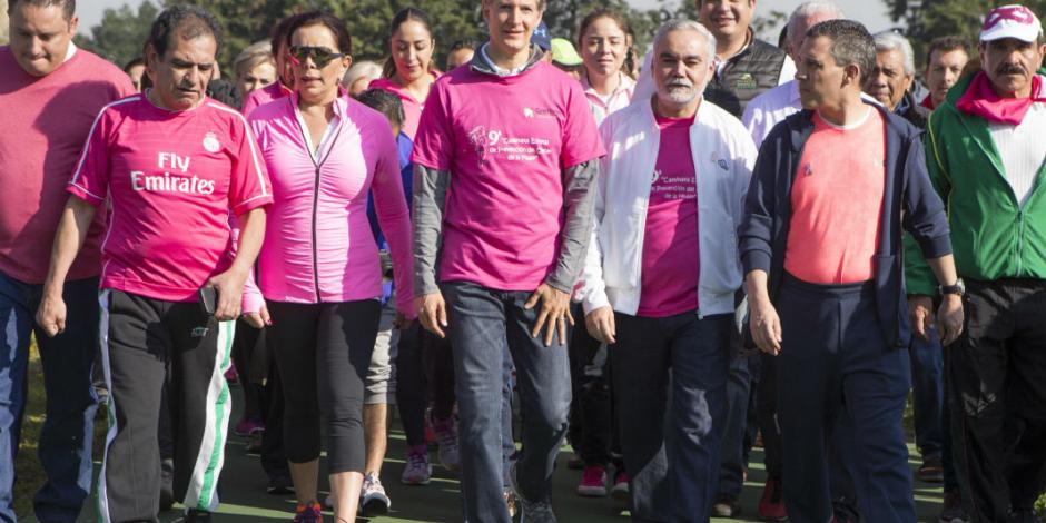 Destaca Del Mazo a instituciones por lucha contra el cáncer