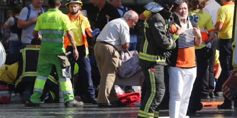 Autoridades investigan atropellamiento masivo en Barcelona como atentado terrorista