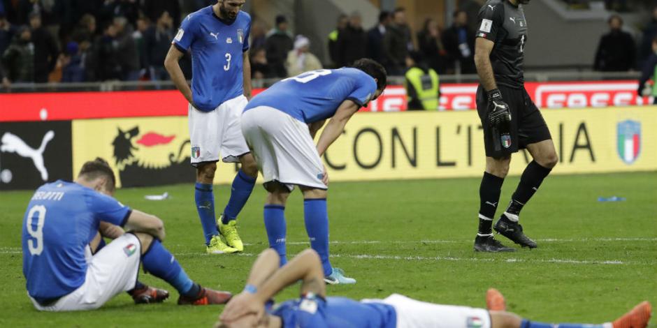Italia se queda sin Mundial. Se repite la historia 60 años después