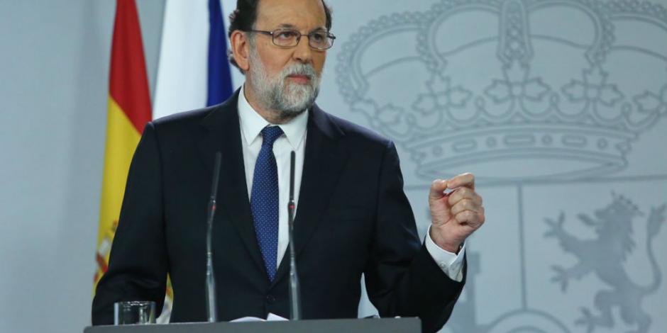 Rajoy plantea el cese del presidente catalán y nuevas elecciones