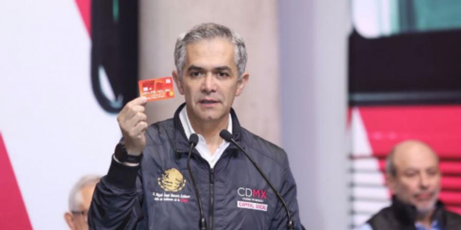 Resalta Mancera innovación en la CDMX con nueva tarjeta del Metro