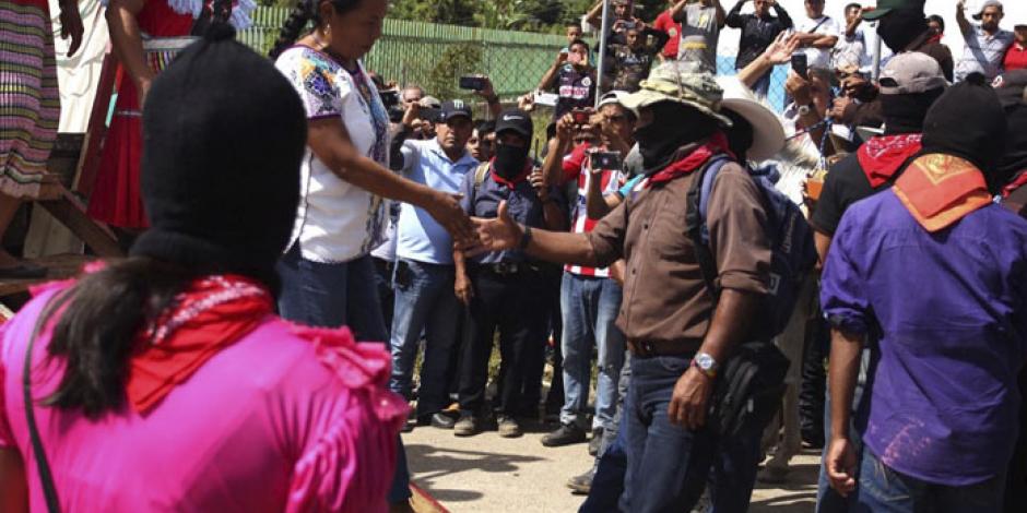 FOTOS: Así el EZLN recibió a su candidata independiente Marichuy