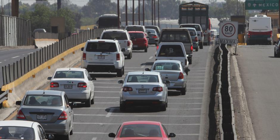 Autopista México-Pachuca, la de más aforo vehicular tras Navidad