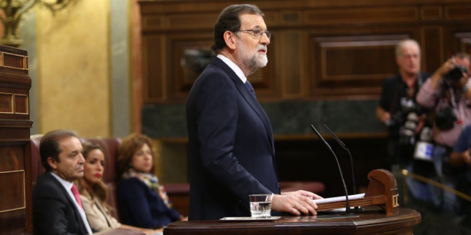 Comparece Rajoy para informar sobre la situación de Cataluña
