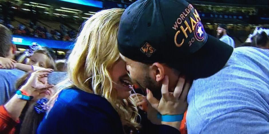 VIDEO: Astro de Houston gana Serie Mundial y el sí de su novia