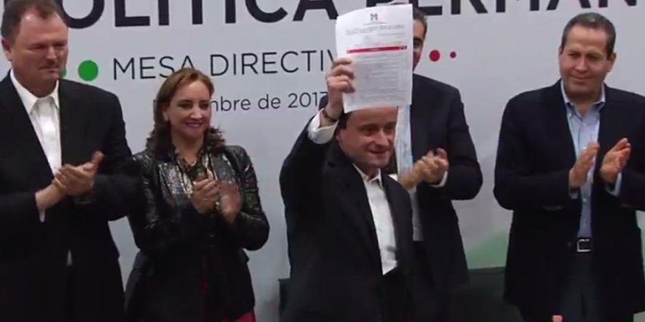 Manifiesta Arriola intención de obtener precandidatura del PRI a Jefatura de la CDMX