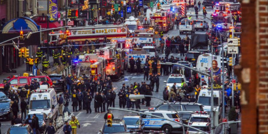 Intento de ataque terrorista la explosión en Nueva York, informa alcalde