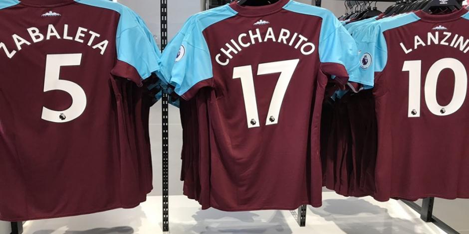 West Ham subastará camisas de Chicharito para apoyar a México