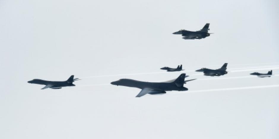 EU confirma despliegue de bombarderos B-1B sobre Corea del Norte